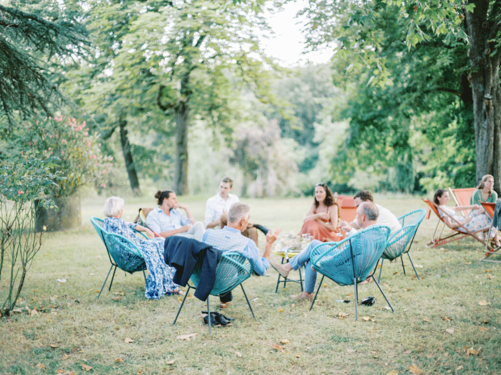 Moment de détente avant la fête