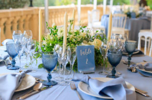 Décoration mariage bleu