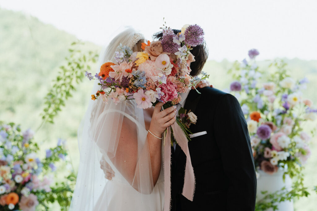 Mariage mixte Toulouse décoration pastel