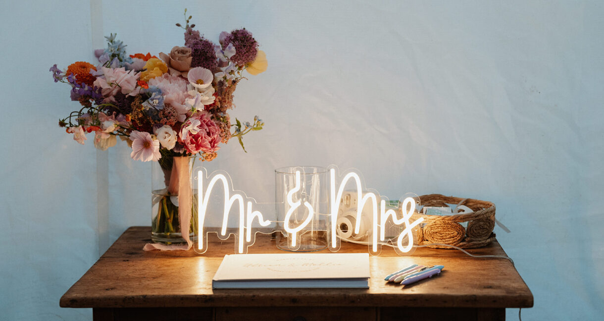 Mariage mixte Toulouse décoration pastel