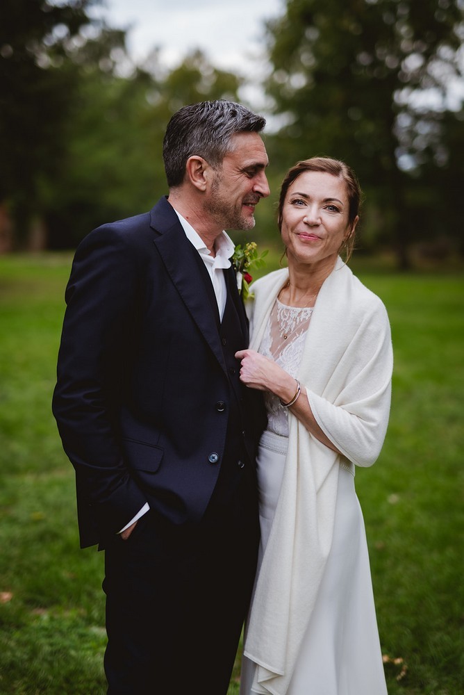 Couple de mariés lors d'un mariage près de Muret